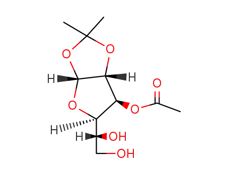 Molecular Structure of 24807-96-3 (1,2-O-ISOPROPYLIDENE-ALPHA-D-GLUCOFURANOSE 3-ACETATE)