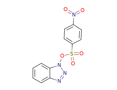 Molecular Structure of 54769-58-3 (1H-benzo[d][1,2,3]triazol-1-yl 4-nitrobenzenesulfonate)