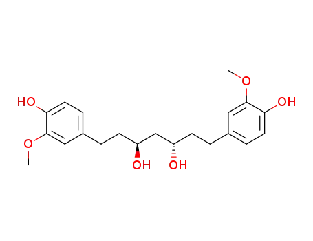 Molecular Structure of 112494-41-4 ((3S,5S)-3,5-Dihydroxy-1,7-bis(4-hydroxy-3-methoxyphenyl)heptane)