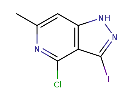 4-chloro-3-iodo-6-methyl-1H-pyrazolo[4,3-c]pyridine