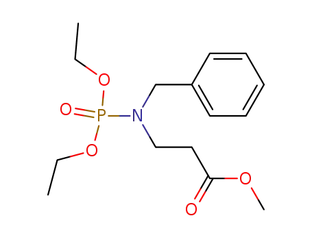 diethyl N-benzyl-N-[2-(methoxycarbonyl)ethyl]phosphoramidate