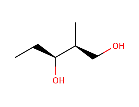 Molecular Structure of 121054-24-8 ((2S,3S)-2-methylpentane-1,3-diol)