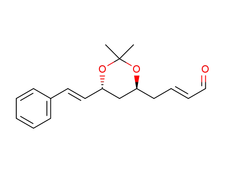 (E)-4-((4S,6R)-2,2-dimethyl-6-((E)-styryl)-1,3-dioxan-4-yl)but-2-enal