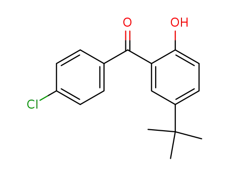 Methanone, (4-chlorophenyl)[5-(1,1-dimethylethyl)-2-hydroxyphenyl]-