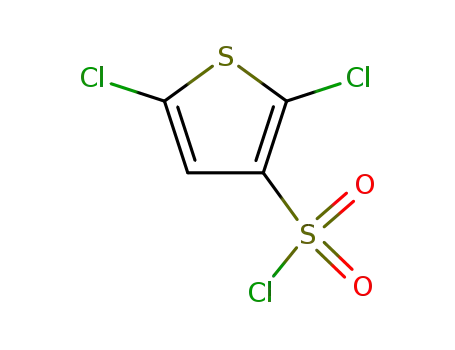 Molecular Structure of 56946-83-9 (2,5-Dichlorothiophene-3-sulfonyl chloride)