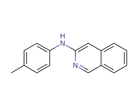 Molecular Structure of 1373873-57-4 (N-p-tolylisoquinolin-3-amine)