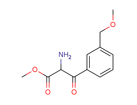 methyl 2-amino-3-(3-(methoxymethyl)phenyl)-3-oxopropanoate