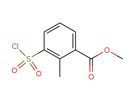 3- (클로로 설 포닐) -2- 메틸 벤조 익산 메틸 에스테르