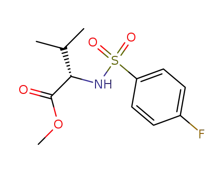 methyl (S)-2-(4-fluorobenzenesulfonylamino)-3-methylbutanoate