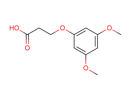 Molecular Structure of 854678-45-8 (3-(3,5-Dimethoxyphenoxy)propanoic acid)