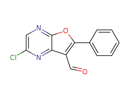 2-chloro-6-phenylfuro[3,2-b]pyrazine-7-carbaldehyde