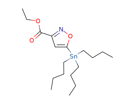3-Isoxazolecarboxylicacid, 5-(tributylstannyl)-, ethyl ester