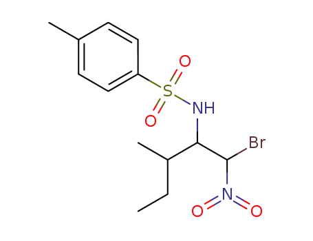 1-bromo-3-methyl-1-nitro-N-tosylpentan-2-amine