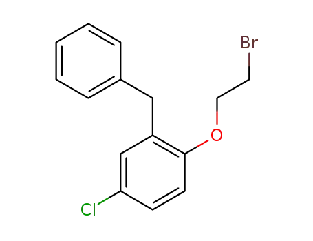 Molecular Structure of 68032-82-6 (2-benzyl-1-(2-bromoethoxy)-4-chlorobenzene)