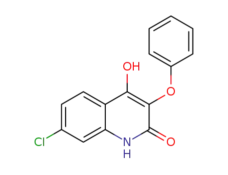 Molecular Structure of 1367846-98-7 (7-chloro-4-hydroxy-3-phenoxyquinolin-2(1H)-one)