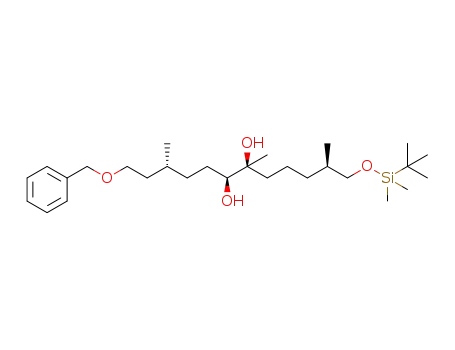 (2R,6S,7S,10R)-12-benzyloxy-1-tert-butyldimethylsilyloxy-2,6,10-trimethyldodecane-6,7-diol