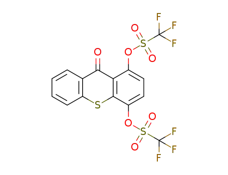9-oxo-9H-thioxanthene-1,4-diyl bis(trifluoromethanesulfonate)