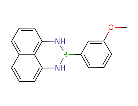 Molecular Structure of 1159803-56-1 (2-(3-Methyoxyphenyl)-2,3-dihydro-1H-naphtho[1,8-de][1,3,2]diazaborinine)
