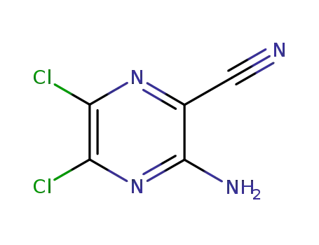 3-아미노-5,6-디클로로피라진-2-카르보니트릴