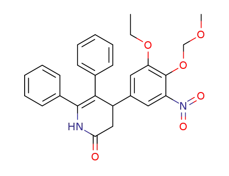 4-(3-ethoxy-4-(methoxymethoxy)-5-nitrophenyl)-5,6-diphenyl-3,4-dihydropyridin-2(1H)-one