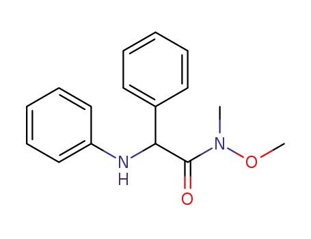 N-methoxy-N-methyl-2-phenyl-2-(phenylamino)acetamide