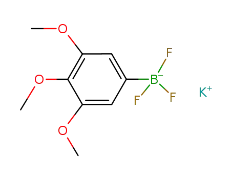 Molecular Structure of 1017601-55-6 (potassium (3,4,5-trimethoxyphenyl)trifluoroborate)