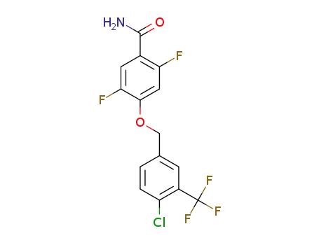 2,5-difluoro-4-[4-chloro-3-(trifluoromethyl)phenylmethoxy]benzamide