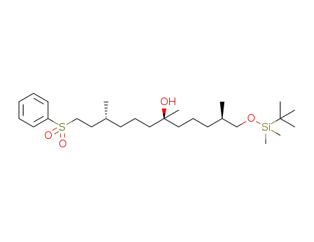 (2R,6R,10R)-1-tert-butyldimethylsilyloxy-12-phenylsulfonyl-2,6,10-trimethyldodecan-6-ol