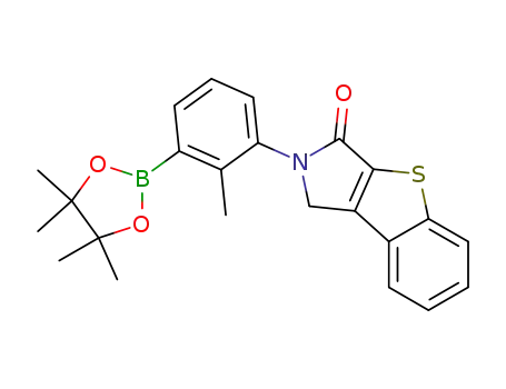 2-(2-methyl-3-(4,4,5,5-tetramethyl-1,3,2-dioxaborolan-2-yl)phenyl)-1H-benzothieno[2,3-c]pyrrol-3(2H)-one