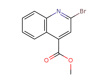 Molecular Structure of 103502-48-3 (Methyl 2-bromoquinoline-4-carboxylate)