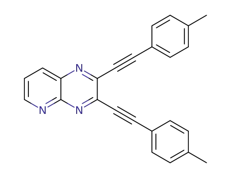 2,3-bis(p-tolylethynyl)pyrido[2,3-b]pyrazine