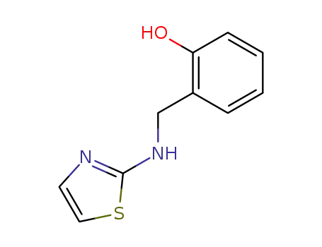 Molecular Structure of 13159-88-1 (2-((Thiazol-2-ylamino)methyl)phenol)