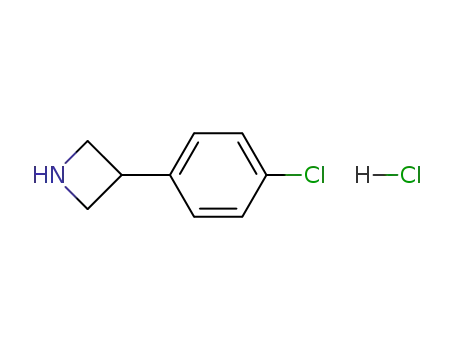 Molecular Structure of 7606-31-7 (3-(4-chlorophenyl)azetidine hcl)