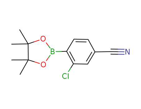 3-chloro-4-(tetramethyl-1,3,2-dioxaborolan-2-yl)benzonitrile