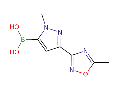 [1-methyl-3-(5-methyl-1,2,4-oxadiazol-3-yl)]pyrazol-5-yl-boronic acid