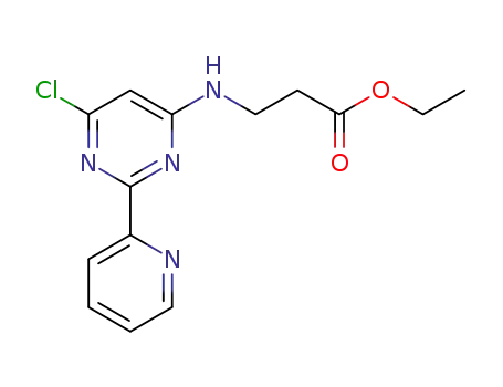 ethyl 3-((6-chloro-2-(pyridin-2-yl)pyriMidin-4-yl)aMino)propanoate