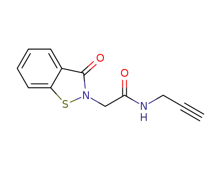 2-(3-oxobenzo[d]isothiazol-2(3H)-yl)-N-(prop-2-ynyl)acetamide