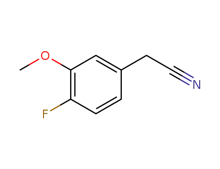 3-메톡시-4-플루오로벤질 시안화물