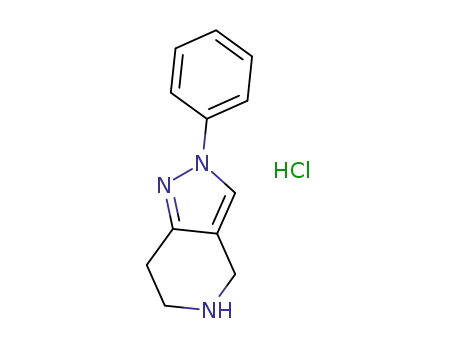 Molecular Structure of 1171476-07-5 (2-phenyl-4,5,6,7-tetrahydro-2H-pyrazolo[4,3-c]pyridinehydrochloride)