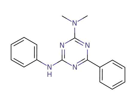 Molecular Structure of 1220392-97-1 (N<SUP>2</SUP>,N<SUP>2</SUP>-dimethyl-N<SUP>4</SUP>,6-diphenyl-1,3,5-triazine-2,4-diamine)