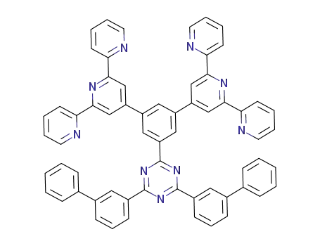Molecular Structure of 1268251-09-7 (4,6-bis(3-biphenylyl)-2-[3,5-bis(2,2':6',2''-terpyridin-4'-yl)phenyl]-1,3,5-triazine)