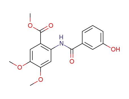 methyl 2-(3-hydroxybenzamido)-4,5-dimethoxybenzoate