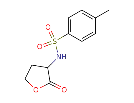 Benzenesulfonamide, 4-methyl-N-(tetrahydro-2-oxo-3-furanyl)-
