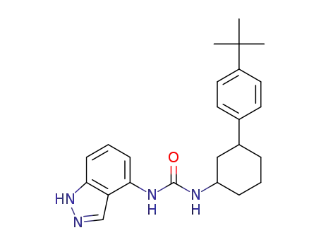 1-[3-(4-tert-butylphenyl)cyclohexyl]-3-(1H-indazol-4-yl)urea