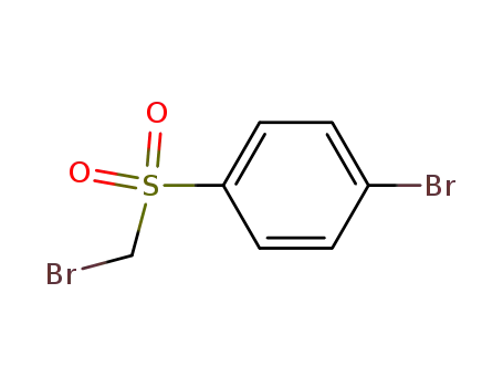 Molecular Structure of 79162-02-0 (Benzene, 1-bromo-4-[(bromomethyl)sulfonyl]-)