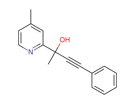 2-(4-methylpyridin-2-yl)-4-phenylbut-3-yn-2-ol