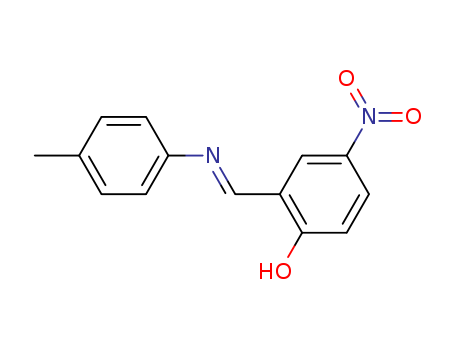 Phenol,2-[[(4-methylphenyl)imino]methyl]-4-nitro- cas  20772-75-2