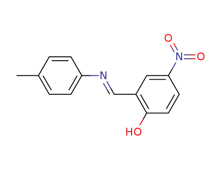 Molecular Structure of 20772-75-2 (6-{[(4-methylphenyl)amino]methylidene}-4-nitrocyclohexa-2,4-dien-1-one)
