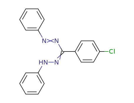 Molecular Structure of 1622-15-7 (1,5-DIPHENYL-3-(4-CHLOROPHENYL)FORMAZAN)