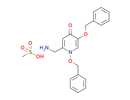 2-(aMinoMethyl)-1,5-bis(benzyloxy)pyridin-4(1H)-one Methanesulfonate